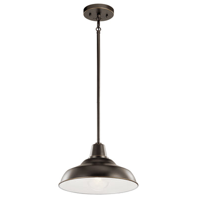 Kichler - 49992OZ - One Light Outdoor Pendant/Semi Flush Mount - Pier - Olde Bronze