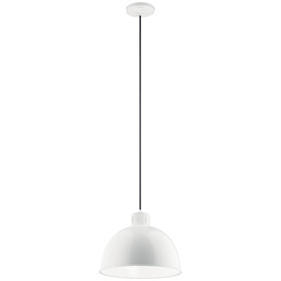 Kichler - 52153WH - One Light Pendant - Zailey - White