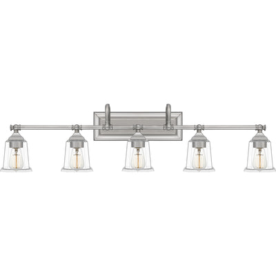 Quoizel - NLC8605BN - Five Light Bath Fixture - Nicholas - Brushed Nickel