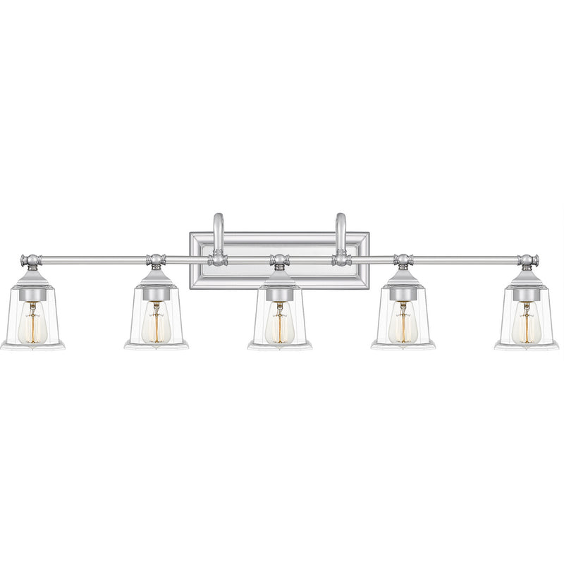 Quoizel - NLC8605C - Five Light Bath Fixture - Nicholas - Polished Chrome