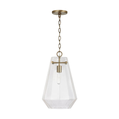 Capital Lighting - 338316AD - One Light Pendant - Lee - Aged Brass