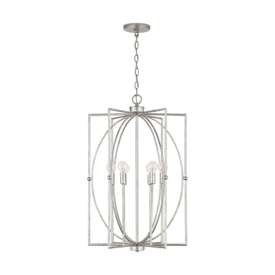 Capital Lighting - 537961AS - Six Light Foyer Pendant - Oran - Antique Silver