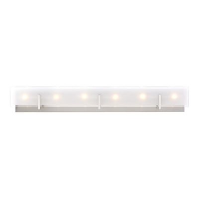 Visual Comfort Studio - 4430806EN-962 - Six Light Wall / Bath - Syll - Brushed Nickel