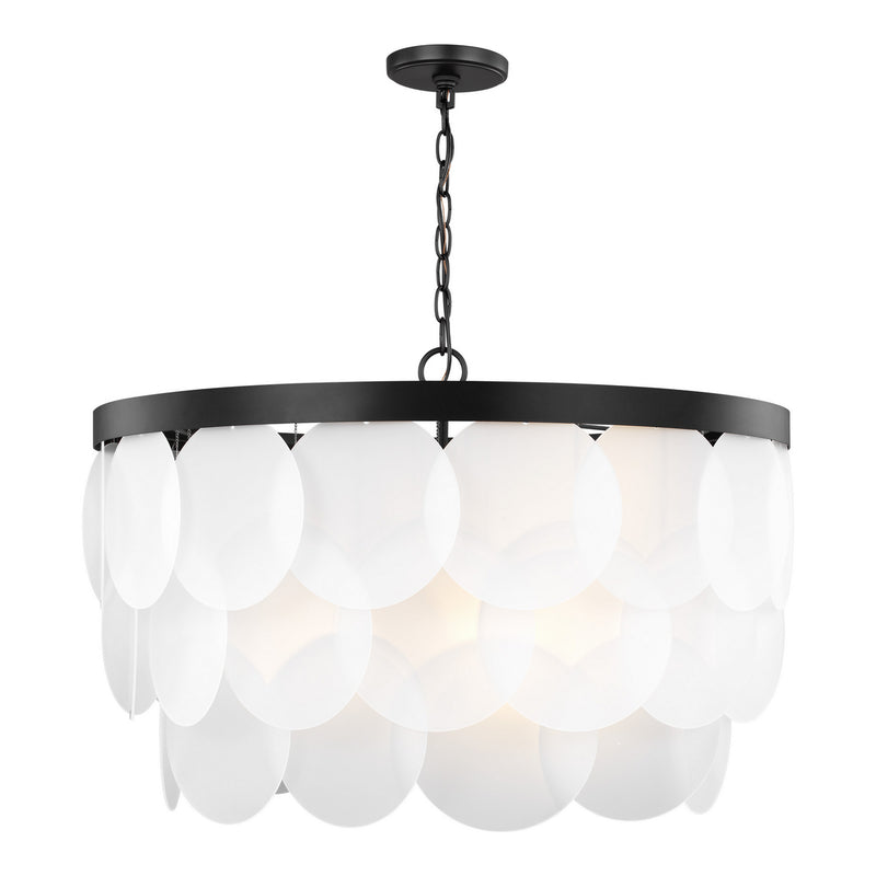 Visual Comfort Studio - 5202508-112 - Eight Light Pendant - Mellita - Midnight Black