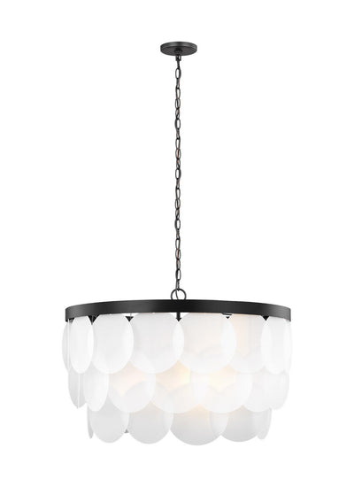 Visual Comfort Studio - 5202508EN-112 - Eight Light Pendant - Mellita - Midnight Black