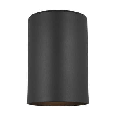 Visual Comfort Studio - 8313801-12 - One Light Outdoor Wall Lantern - Outdoor Cylinders - Black