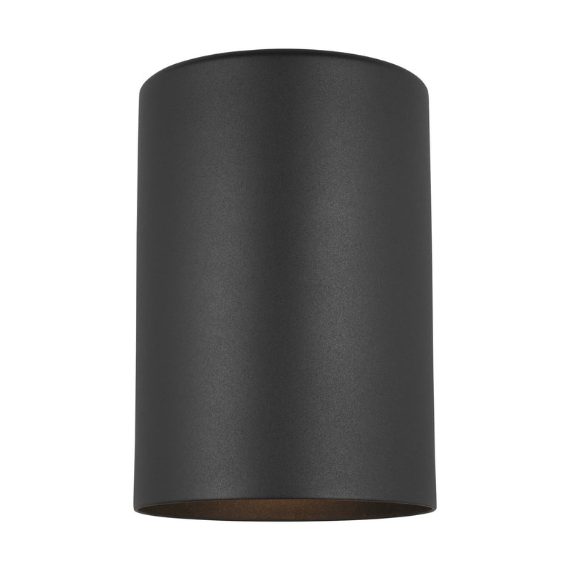 Visual Comfort Studio - 8313801-12 - One Light Outdoor Wall Lantern - Outdoor Cylinders - Black