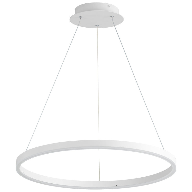 Oxygen - 3-64-6 - LED Pendant - Circulo - White