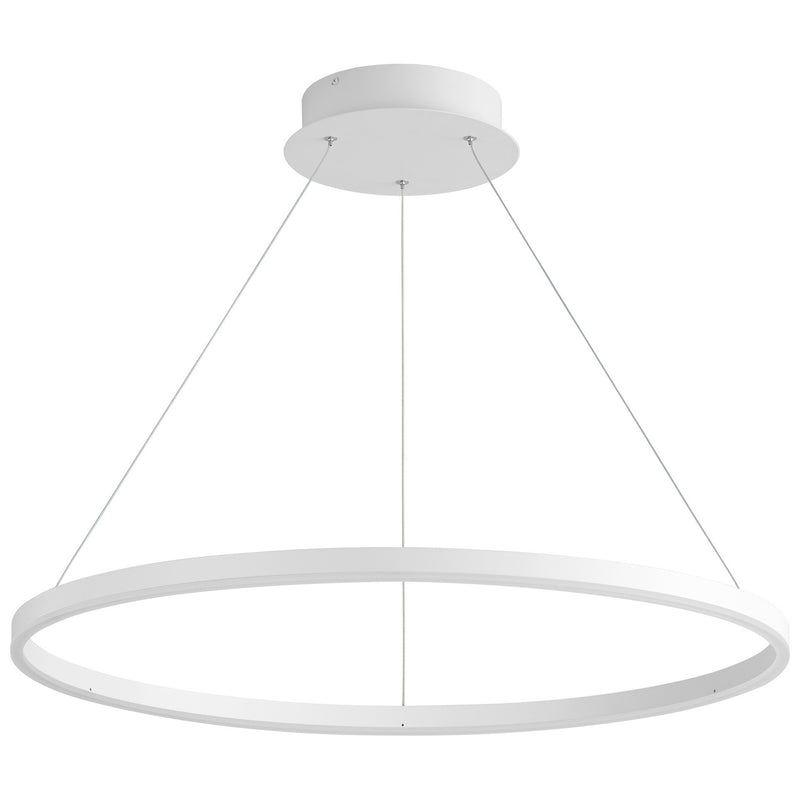 Oxygen - 3-65-6 - LED Pendant - Circulo - White