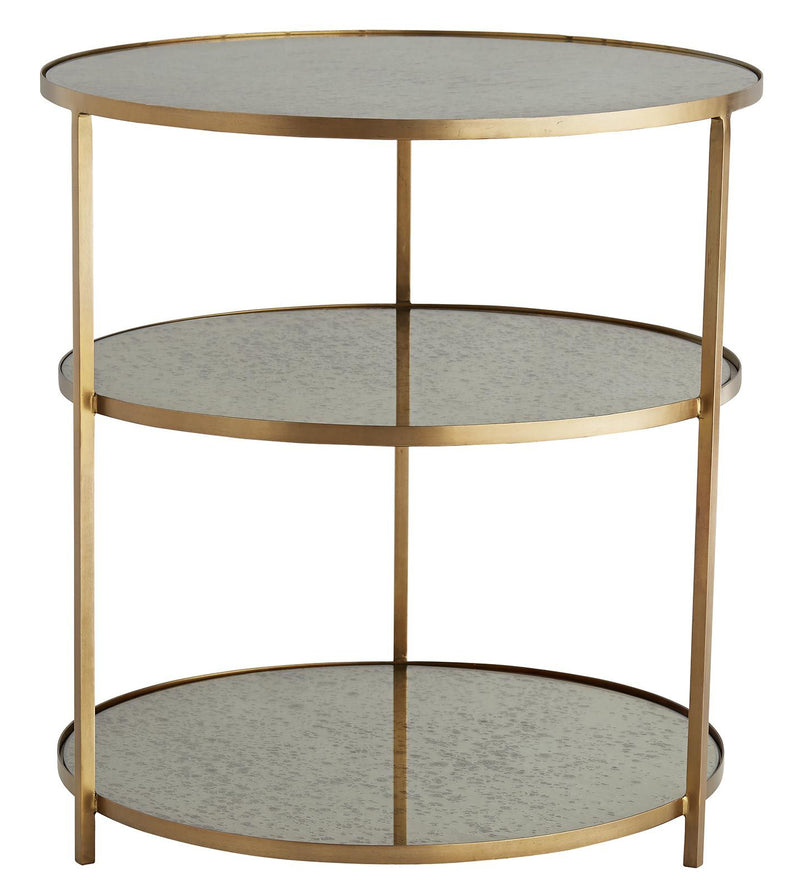 Arteriors-Percy Side Table-Antique Brass