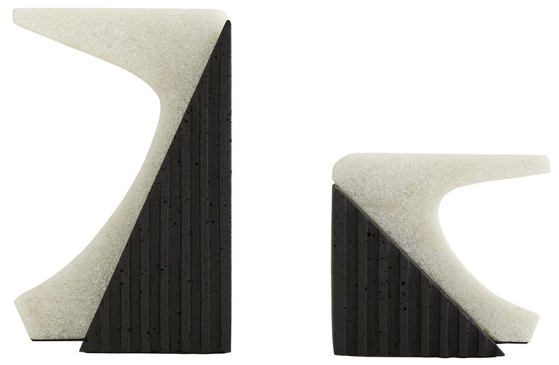 Arteriors-Jordono Bookends-Charcoal