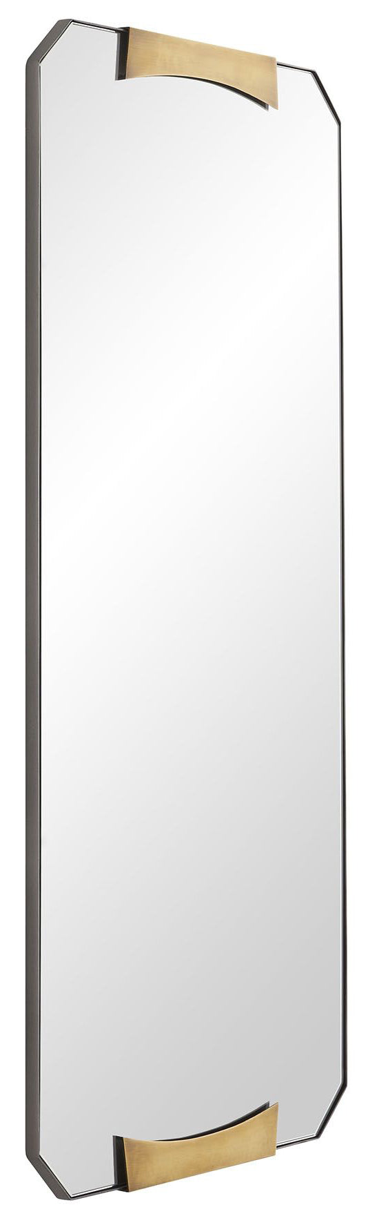 Arteriors-Kris Rectangular Mirror-Blackened Iron