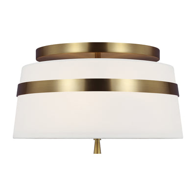 Visual Comfort Studio - AF1143BBS - Three Light Semi-Flush Mount - Cordtlandt - Burnished Brass