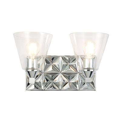 Lucas + McKearn - BB1302PC-2 - Two Light Vanity - Alpha - Polished Chrome