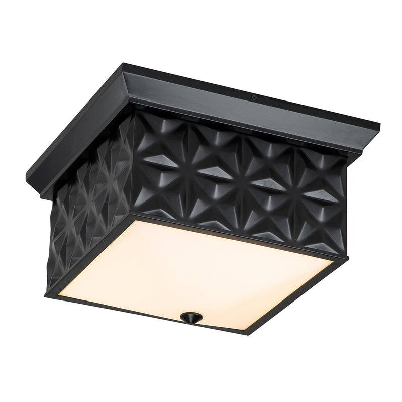 Lucas + McKearn - FM1302MB-14 - Four Light Flush Mount - Alpha - Matte Black