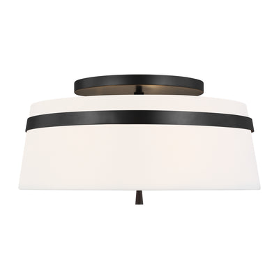 Visual Comfort Studio - AF1153AI - Three Light Semi-Flush Mount - Cordtlandt - Aged Iron