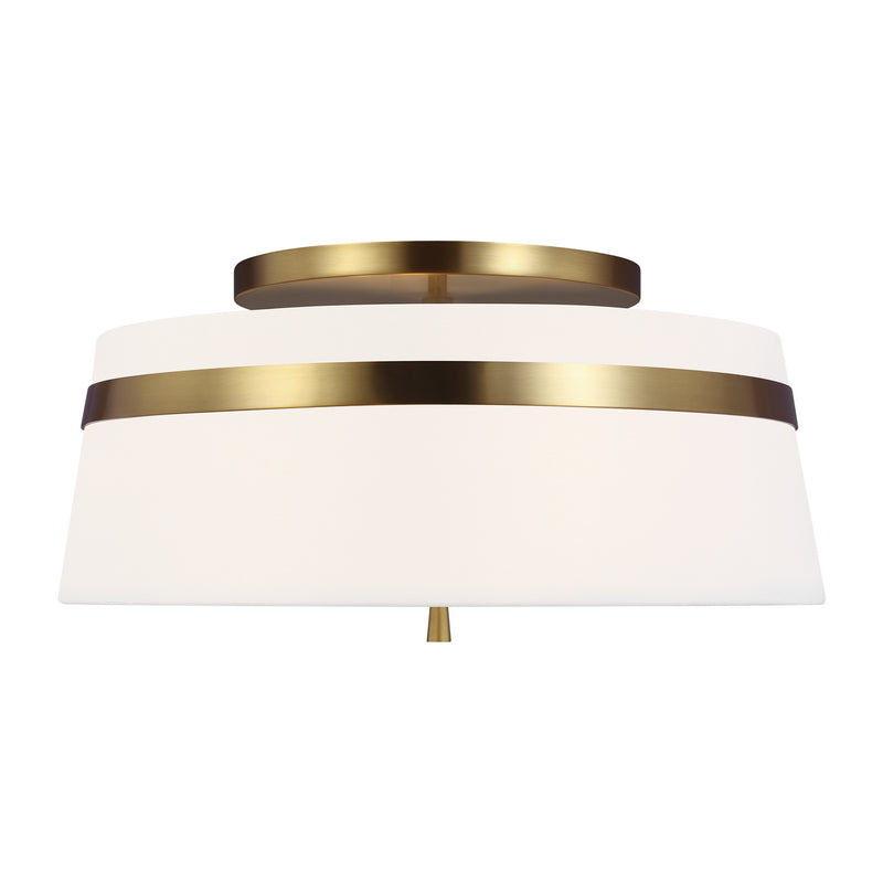 Visual Comfort Studio - AF1153BBS - Three Light Semi-Flush Mount - Cordtlandt - Burnished Brass