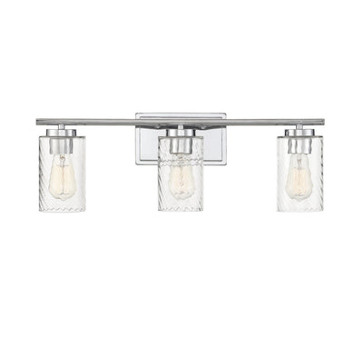 Meridian - M80038CH - Three Light Bathroom Vanity Light - Mbath - Chrome