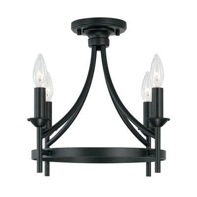 Capital Lighting - 242041MB - Four Light Semi-Flush Mount - Peyton - Matte Black