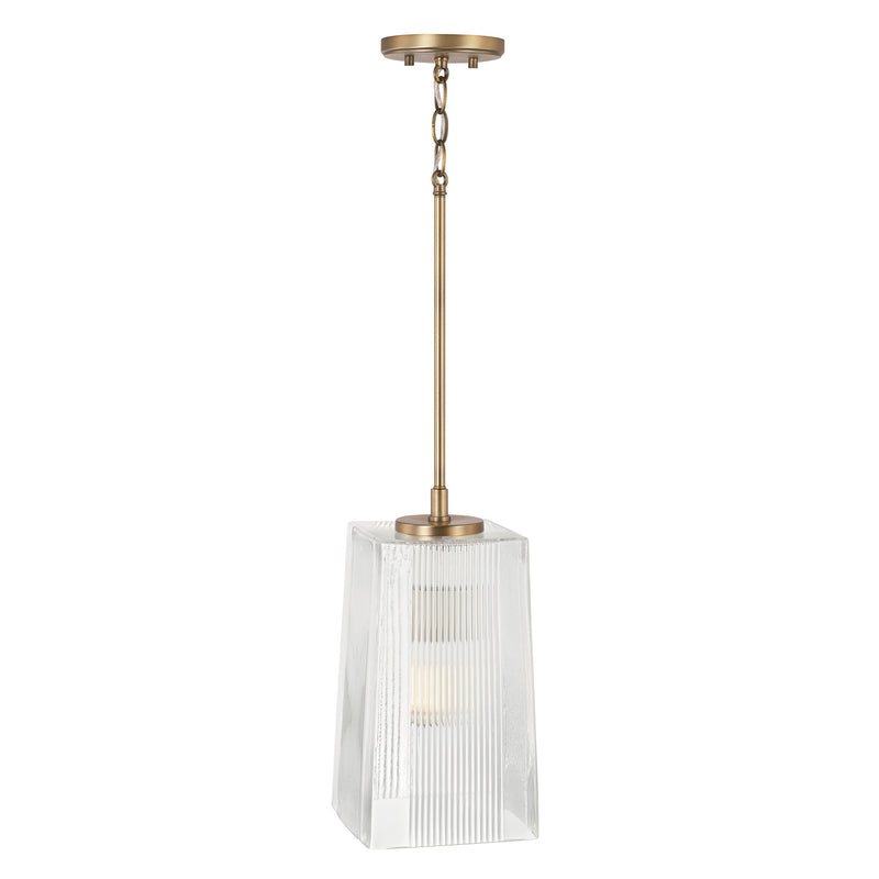 Capital Lighting - 341711AD - One Light Pendant - Lexi - Aged Brass