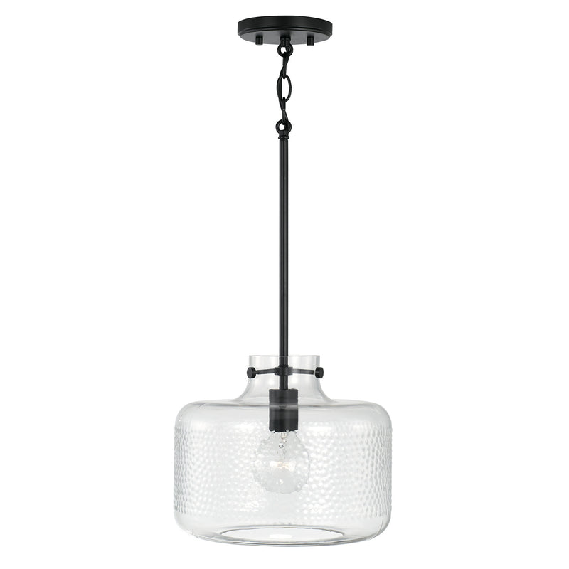 Capital Lighting - 342512MB - One Light Pendant - Brighton - Matte Black