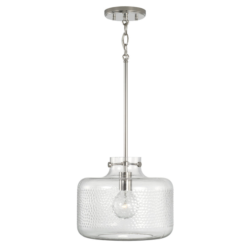 Capital Lighting - 342512PN - One Light Pendant - Brighton - Polished Nickel