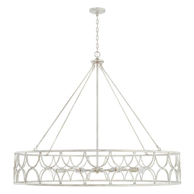 Capital Lighting - 443381WW - Eight Light Chandelier - Ricci - Winter White