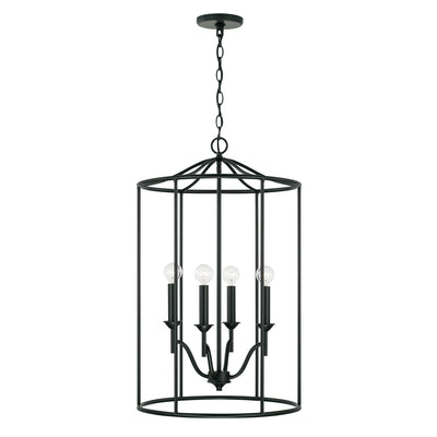 Capital Lighting - 542041MB - Four Light Foyer Pendant - Peyton - Matte Black