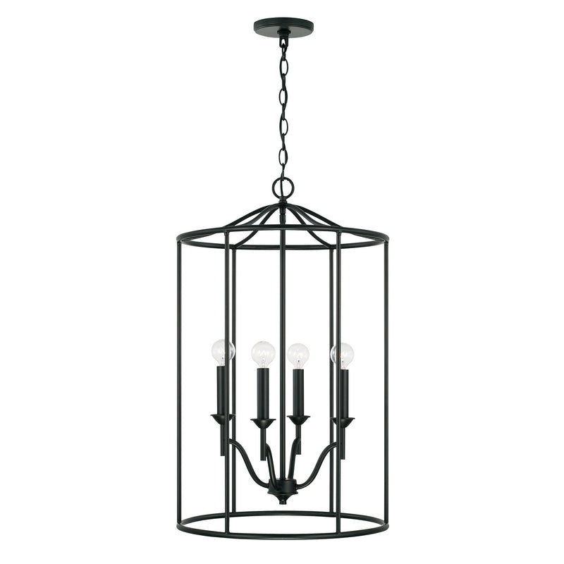 Capital Lighting - 542041MB - Four Light Foyer Pendant - Peyton - Matte Black