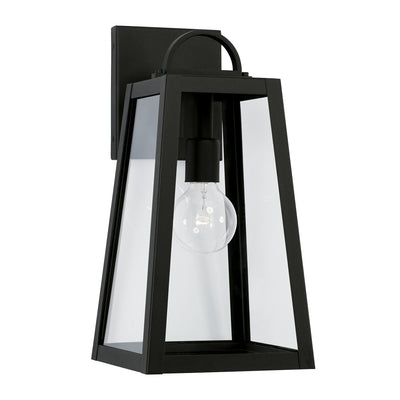 Capital Lighting - 943711BK - One Light Outdoor Wall Lantern - Leighton - Black