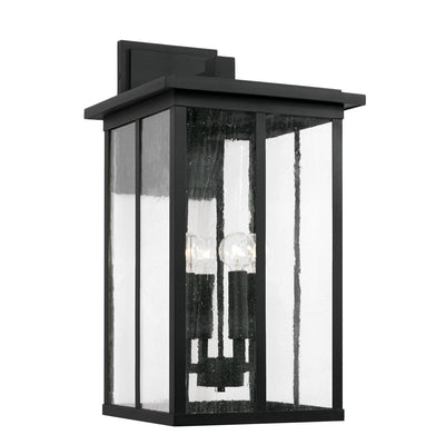 Capital Lighting - 943843BK - Four Light Outdoor Wall Lantern - Barrett - Black