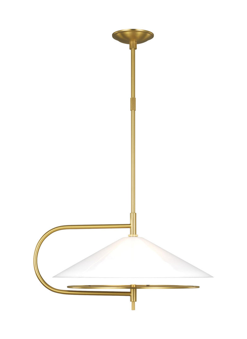 Visual Comfort Studio - KP1071BBS - Two Light Pendant - Gesture - Burnished Brass