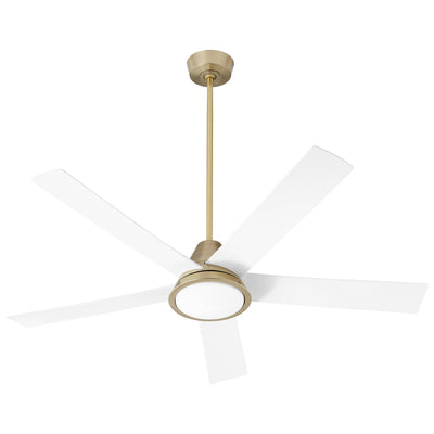 Oxygen - 3-115-640 - 56"Ceiling Fan - Temple - Aged Brass W/ White Blades