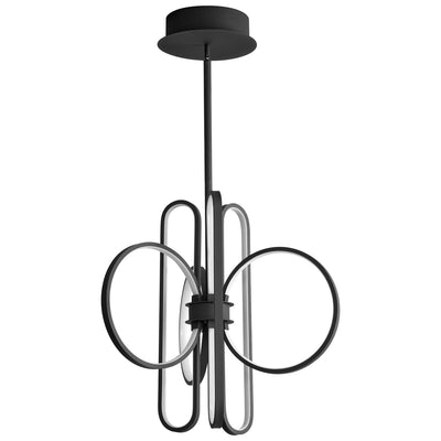 Oxygen - 3-25-15 - LED Pendant - Lupe - Black