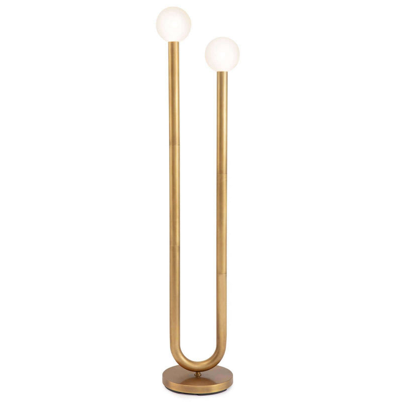 Regina Andrew - 14-1055NB - LED Floor Lamp - Happy - Natural Brass