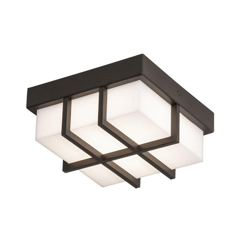 AFX Lighting - AUF0816LAJD2BZ - LED Outdoor Flush Mount - Avenue - Textured Bronze