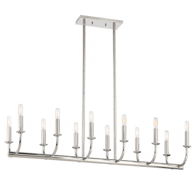 Crystorama - BAI-A2112-PN - 12 Light Chandelier - Bailey - Polished Nickel