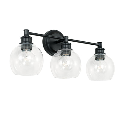 Capital Lighting - 121131MB-426 - Three Light Vanity - Mid Century - Matte Black