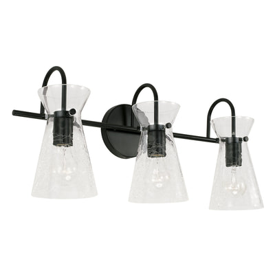 Capital Lighting - 142431MB - Three Light Vanity - Mila - Matte Black