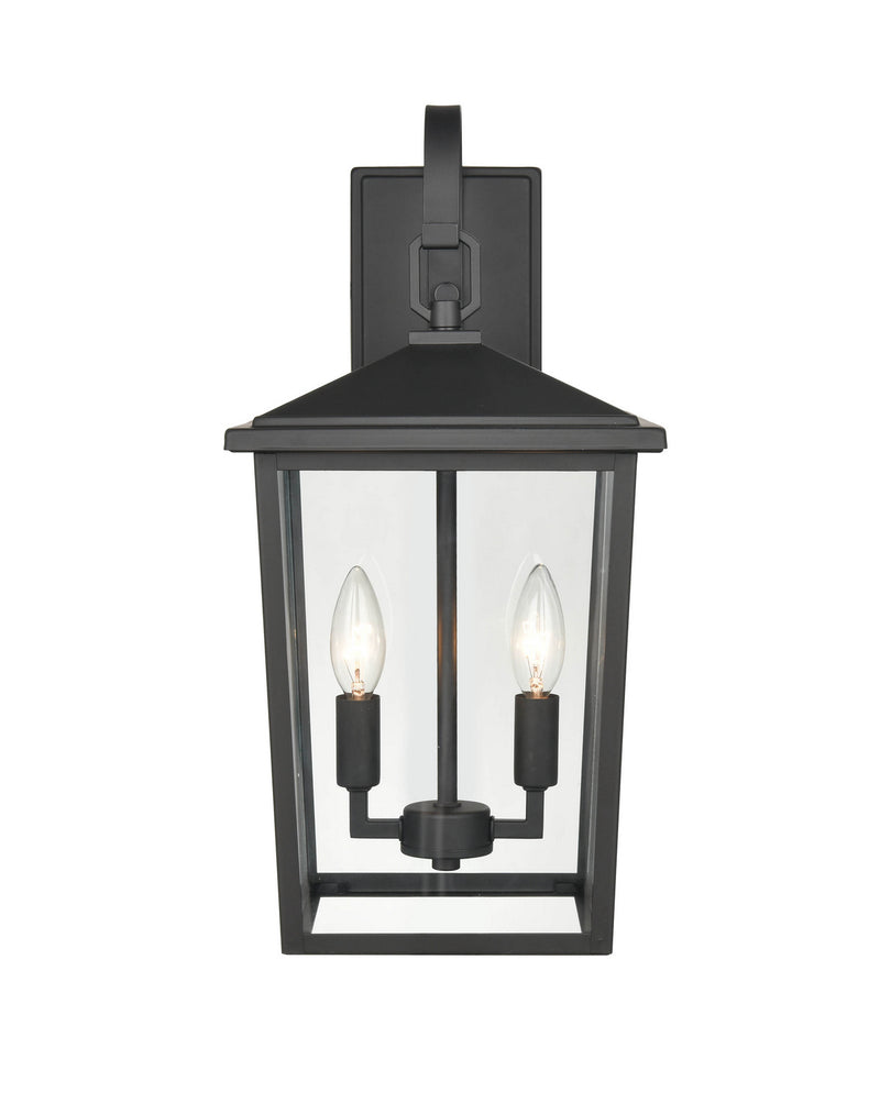 Millennium - 2972-PBK - Two Light Outdoor Lantern - Fetterton - Powder Coat Black