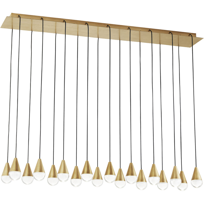 Visual Comfort Modern - 700TRSPCPA18TNBLED930120 - Natural Brass