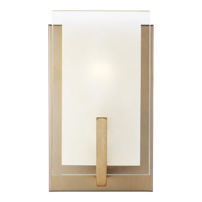 Visual Comfort Studio - 4130801-848 - One Light Wall / Bath Sconce - Syll - Satin Brass