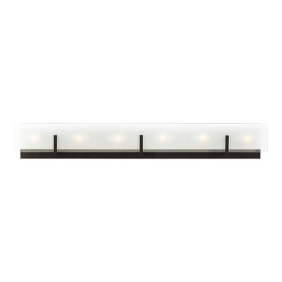 Visual Comfort Studio - 4430806-112 - Six Light Wall / Bath - Syll - Midnight Black