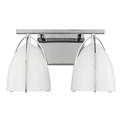 Visual Comfort Studio - 4451802-05 - Two Light Wall / Bath - Norman - Chrome