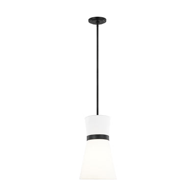 Visual Comfort Studio - 6590501-112 - One Light Pendant - Clark - Midnight Black