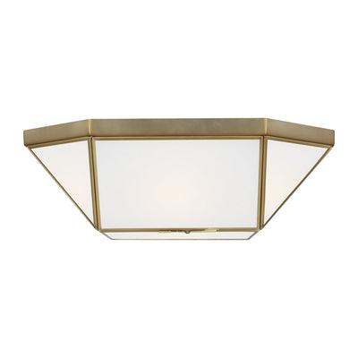 Visual Comfort Studio - 7579452-848 - Two Light Flush Mount - Morrison - Satin Brass