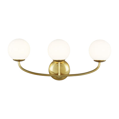 Visual Comfort Studio - AEV1013BBS - Three Light Vanity - Galassia - Burnished Brass