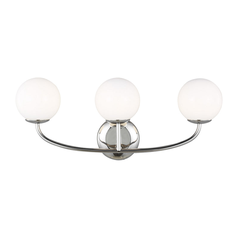 Visual Comfort Studio - AEV1013PN - Three Light Vanity - Galassia - Polished Nickel