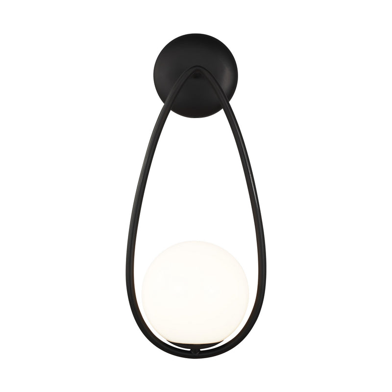 Visual Comfort Studio - AEW1011MBK - One Light Wall Sconce - Galassia - Midnight Black