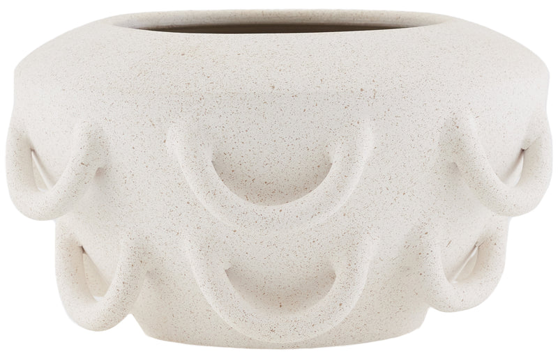 Arteriors-Paloma Vase-Ivory Crackle